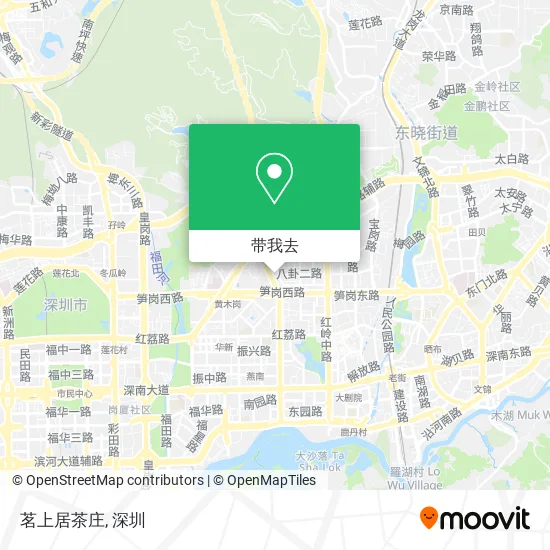 茗上居茶庄地图