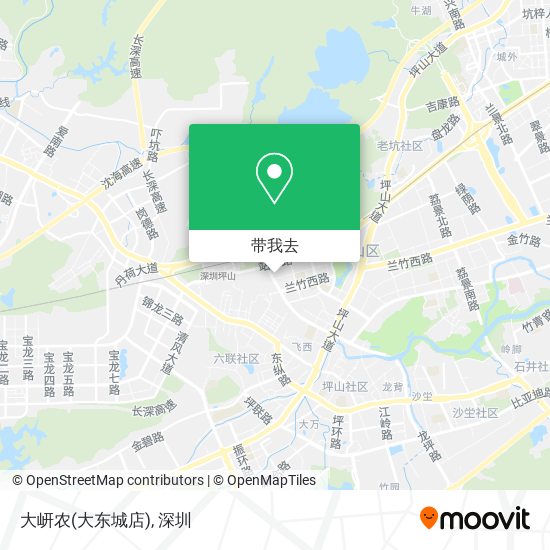 大岍农(大东城店)地图