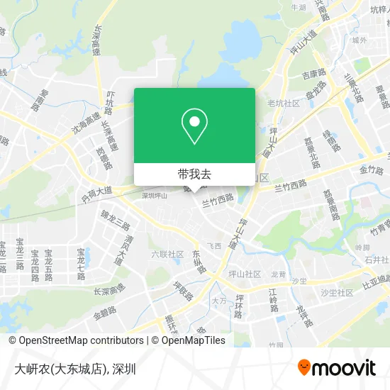 大岍农(大东城店)地图
