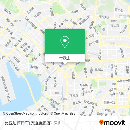 比亚迪商用车(奥迪旗舰店)地图