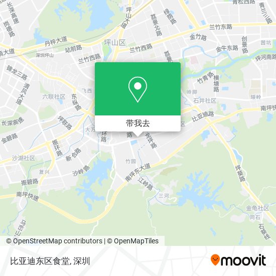 比亚迪东区食堂地图
