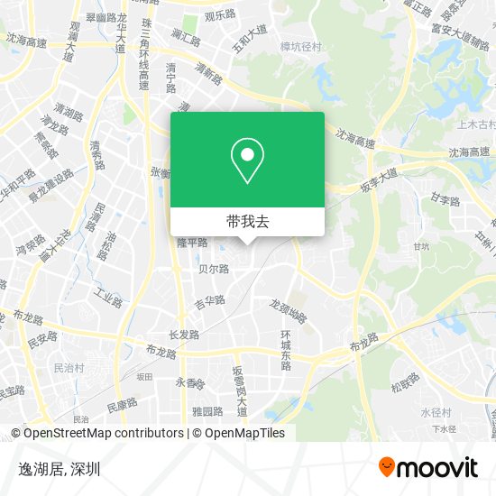 逸湖居地图
