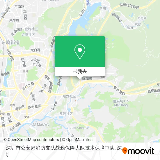深圳市公安局消防支队战勤保障大队技术保障中队地图