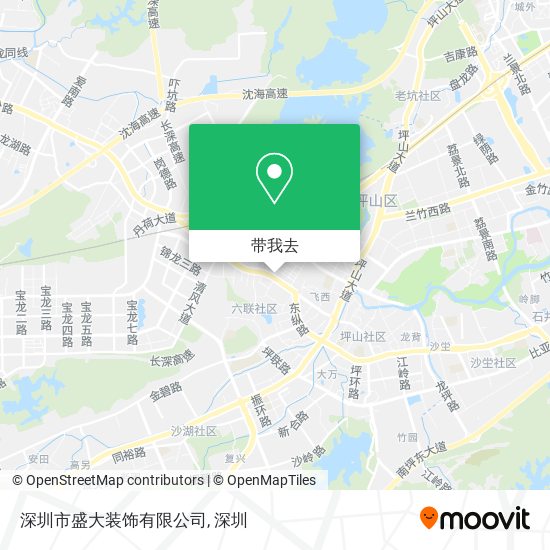 深圳市盛大装饰有限公司地图