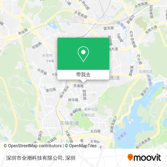 深圳市全潮科技有限公司地图