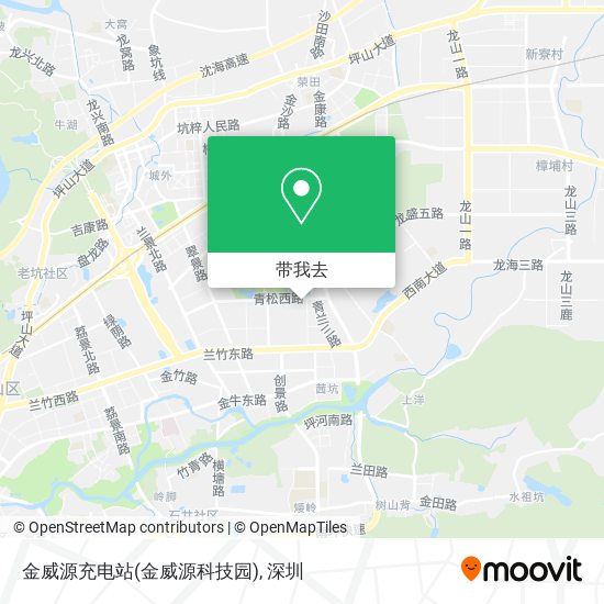 金威源充电站(金威源科技园)地图