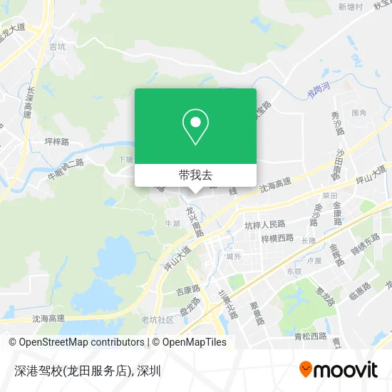 深港驾校(龙田服务店)地图