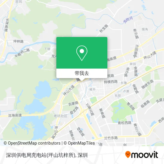 深圳供电局充电站(坪山坑梓所)地图