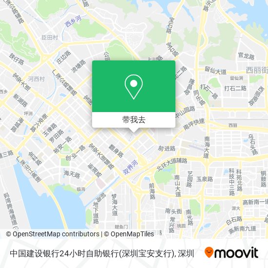中国建设银行24小时自助银行(深圳宝安支行)地图