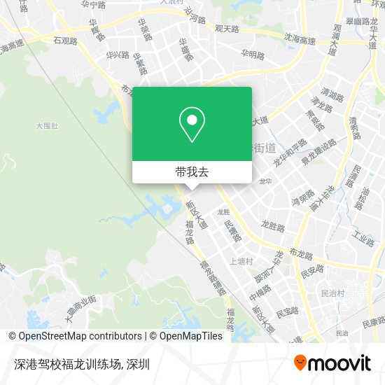 深港驾校福龙训练场地图