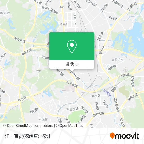 汇丰百货(深朗店)地图