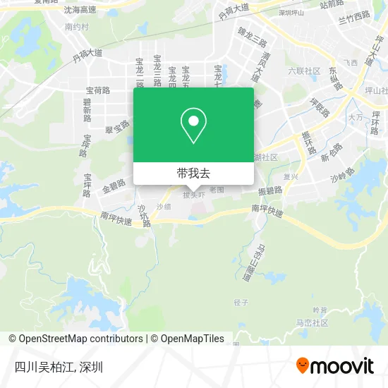 四川吴柏江地图