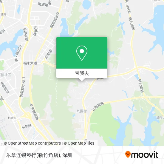 乐章连锁琴行(勒竹角店)地图