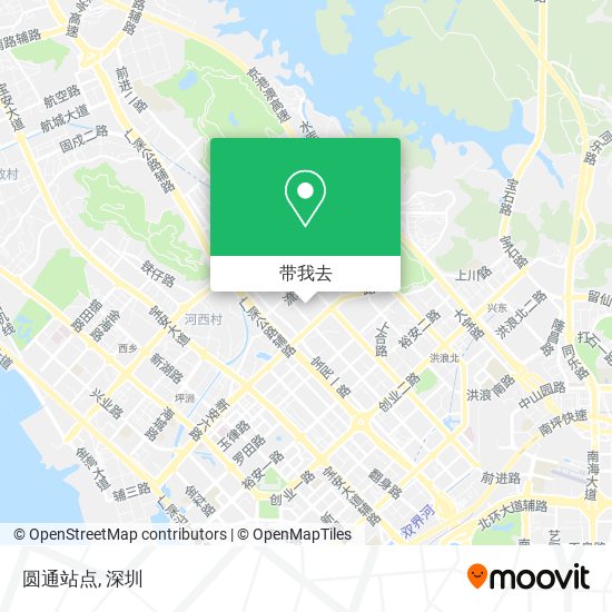 圆通站点地图