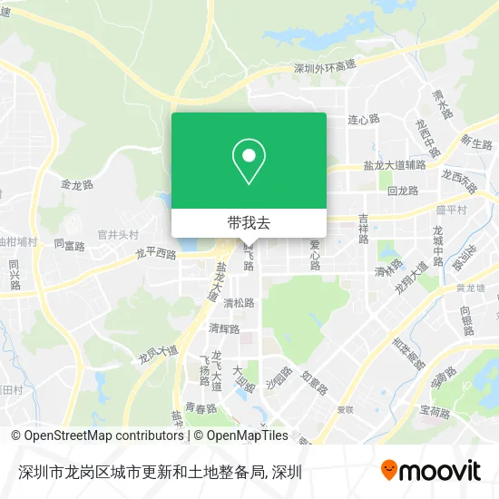 深圳市龙岗区城市更新和土地整备局地图