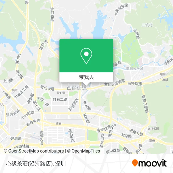 心缘茶荘(沿河路店)地图