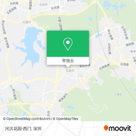 河滨花园-西门地图