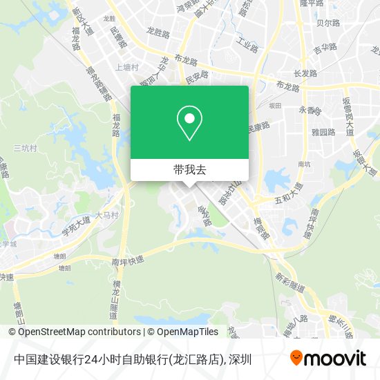 中国建设银行24小时自助银行(龙汇路店)地图