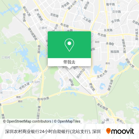 深圳农村商业银行24小时自助银行(北站支行)地图