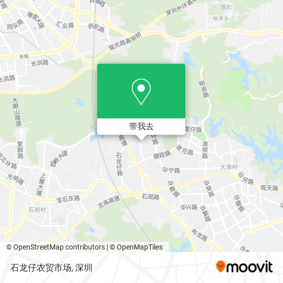 石龙仔农贸市场地图