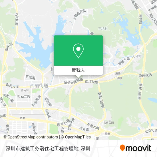 深圳市建筑工务署住宅工程管理站地图