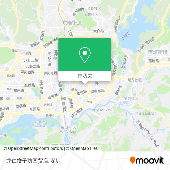龙仁饺子坊国贸店地图