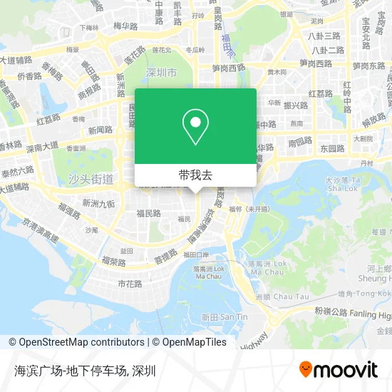 海滨广场-地下停车场地图