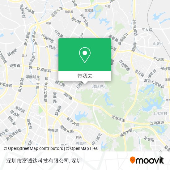 深圳市富诚达科技有限公司地图