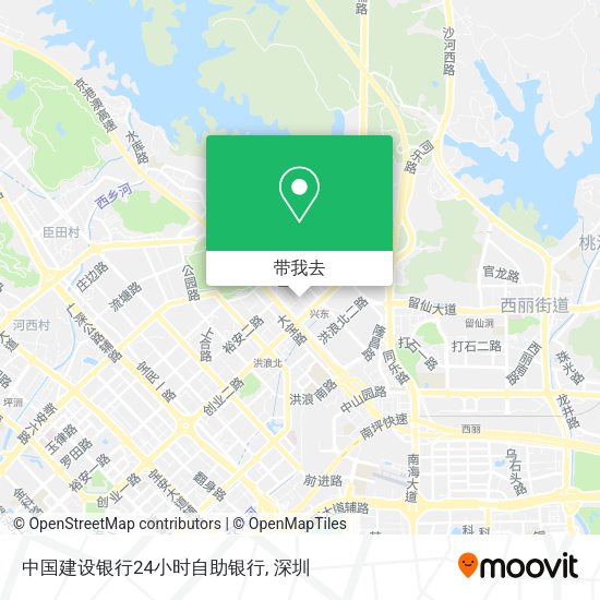 中国建设银行24小时自助银行地图