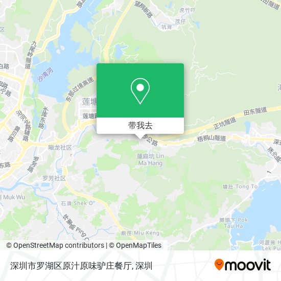 深圳市罗湖区原汁原味驴庄餐厅地图