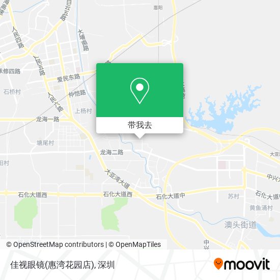 佳视眼镜(惠湾花园店)地图