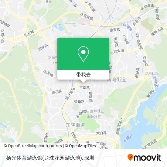 扬光体育游泳馆(龙珠花园游泳池)地图