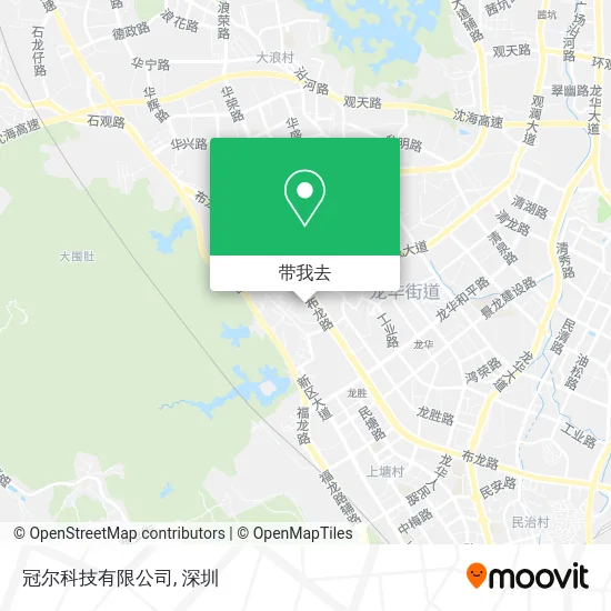冠尔科技有限公司地图