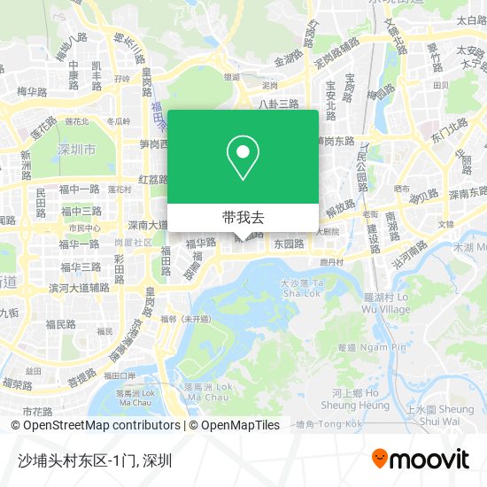 沙埔头村东区-1门地图