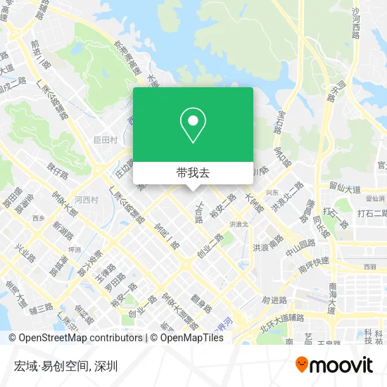 宏域·易创空间地图