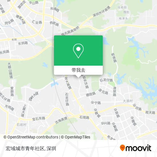 宏域城市青年社区地图