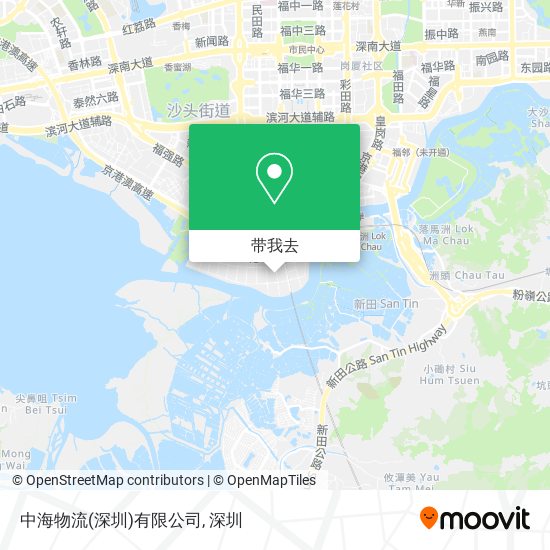 中海物流(深圳)有限公司地图