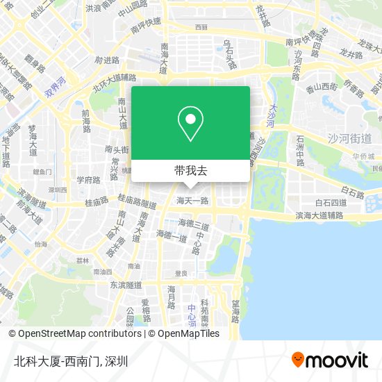 北科大厦-西南门地图