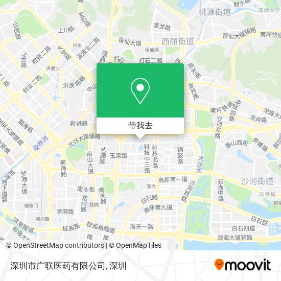 深圳市广联医药有限公司地图