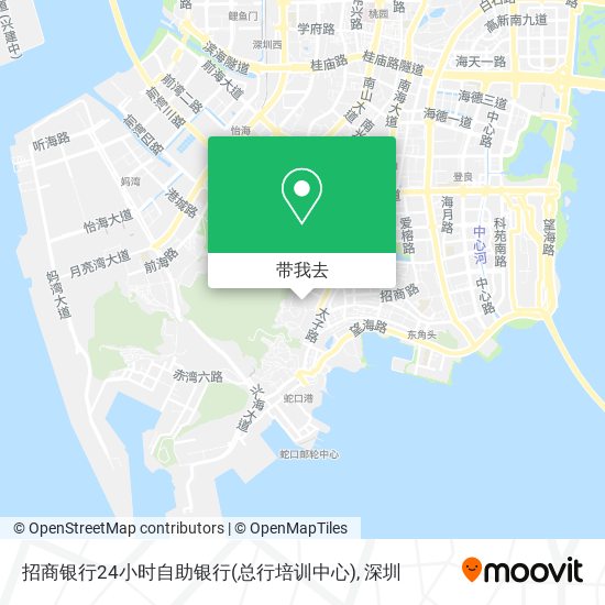 招商银行24小时自助银行(总行培训中心)地图
