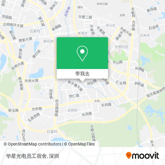 华星光电员工宿舍地图
