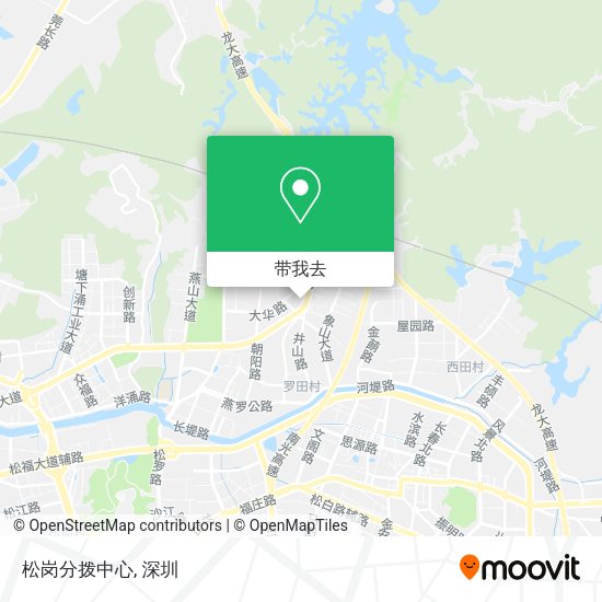 松岗分拨中心地图
