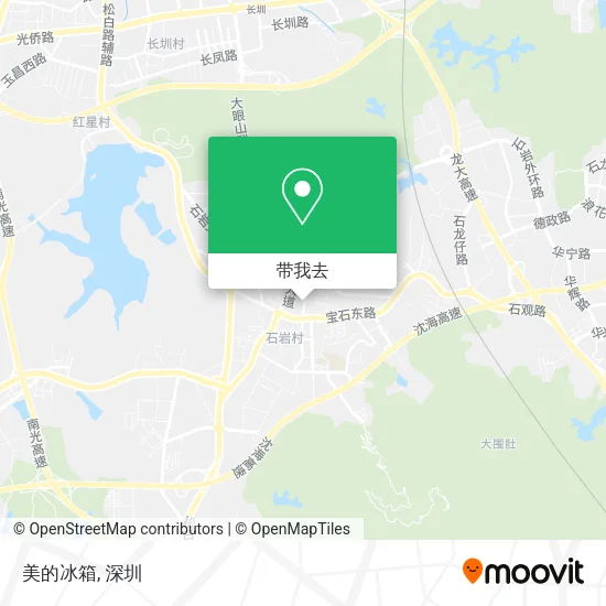 美的冰箱地图