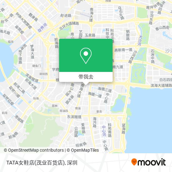 TATA女鞋店(茂业百货店)地图