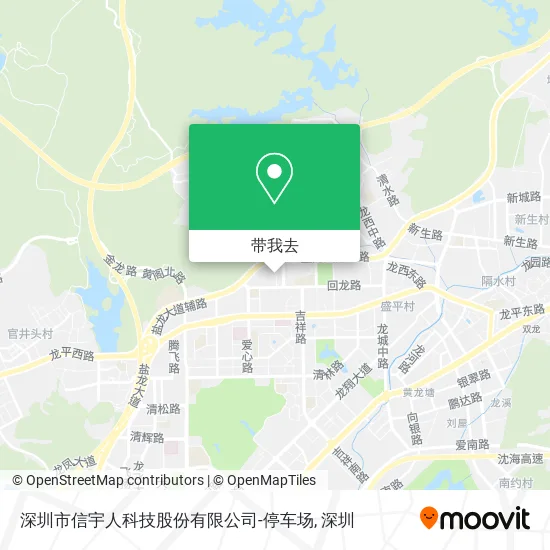 深圳市信宇人科技股份有限公司-停车场地图
