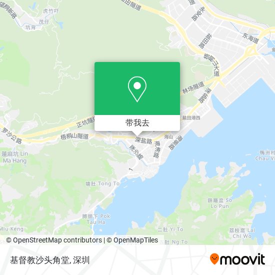 基督教沙头角堂地图