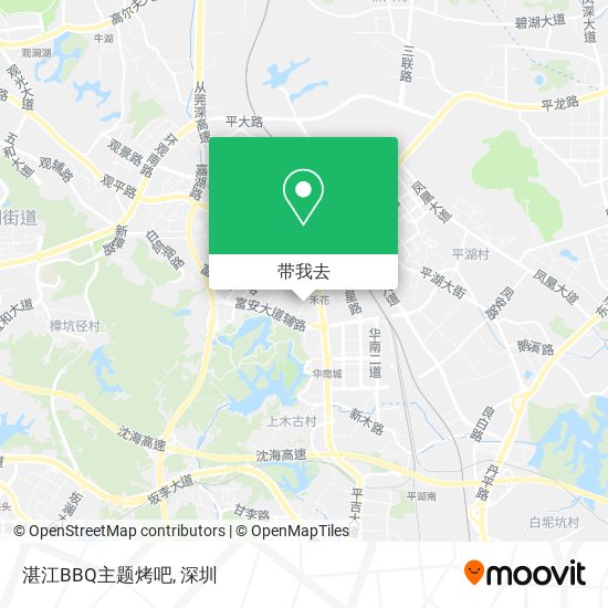 湛江BBQ主题烤吧地图