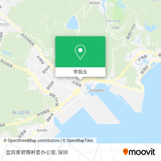 盐田黄碧围村委办公室地图