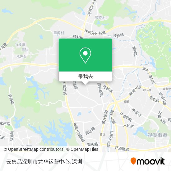 云集品深圳市龙华运营中心地图