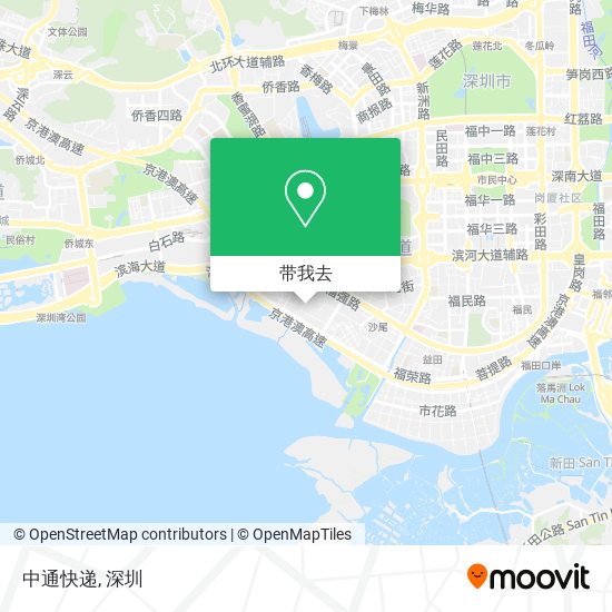 中通快递地图